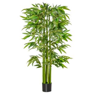 HOMCOM künstlicher Bambus  Große Kunstpflanze, 160 cm, für…