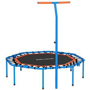 SPORTNOW Fitness Trampolin klappbar Ø128 cm Mini Trampoline…