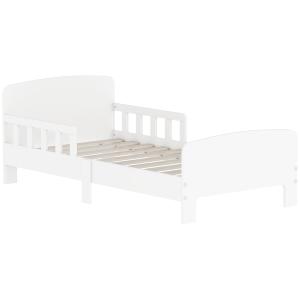 AIYAPLAY Kinderbett, Kleinkindbett mit Rausfallschutz, Latt…