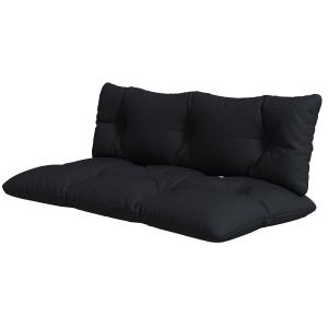 Outsunny Gartenkissen Set 2 Stück für Rücken und Sitz mit D…