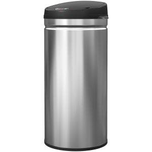HOMCOM Mülleimer mit Sensor 42L Edelstahl Automatischer Lei…