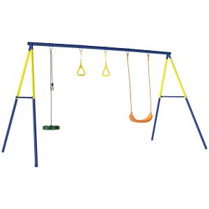 AIYAPLAY Schaukelgestell bis 150 kg 3-in-1 Kinderschaukel m…