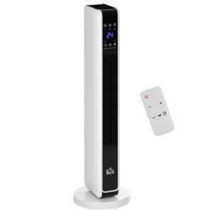 HOMCOM 2200W Heizlüfter Elektroheizer mit Fernbedienung 8-S…