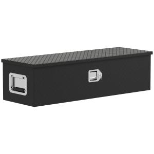 HOMCOM Aufbewahrungskiste aus Aluminium mit Seitengriffen,…