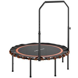 SPORTNOW Fitness Trampolin klappbar Ø114 cm Mini Trampoline…