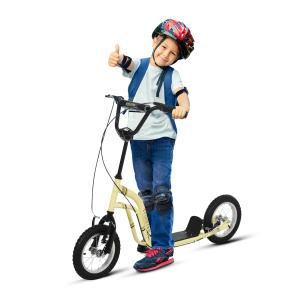 HOMCOM Kinderroller ab 5 Jahren, Scooter Tretroller Cityrol…