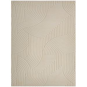 HOMCOM Teppich Wohnzimmer 160 x 120 cm, geometrischer flaus…
