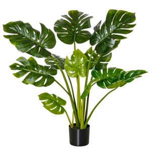 HOMCOM Zimmerpflanze Kunstpflanze Büropflanze Dekopflanze 1…
