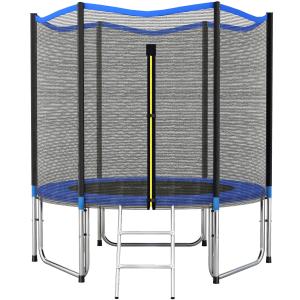 SPORTNOW Trampolin für Erwachsene Ø244 cm, Sprungtuch mit S…