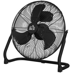 HOMCOM Tischventilator Elektrischer Ventilator mit 3 Geschw…