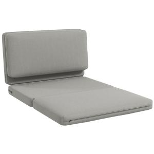 HOMCOM Bodensofa 3-in-1 Klappbar Schlafsofa mit Samtoptik,…