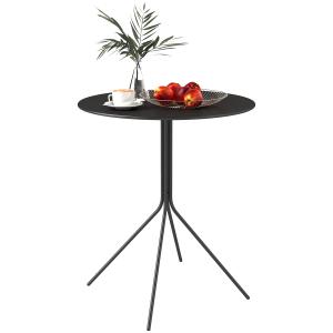Outsunny Gartentisch klappbar Ø60 x 71 cm, Wetterfest Balko…