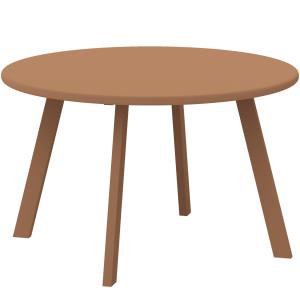 Outsunny Kleiner runder Gartencouchtisch, Beistelltisch mit…