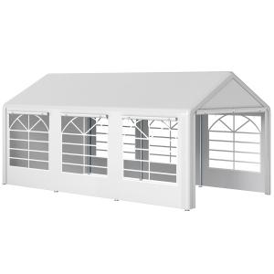 Outsunny Pavillon Partyzelt Garten Festzelt Gartenpavillon…