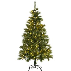HOMCOM Weihnachtsbaum mit Standfuß 180 cm Künstlicher Tanne…