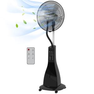 HOMCOM Ventilator brumisateur auf Rollen Standventilator 90…