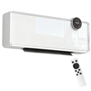 HOMCOM Elektrischer Keramik-Heizlüfter 2000W, Wand-Heizlüft…