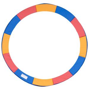 HOMCOM Trampolin Zubehör Set Randabdeckung Sicherheitsnetz…