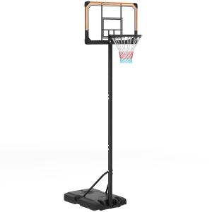SPORTNOW Basketballkorb Outdoor mit Ständer, 182-213 cm höh…