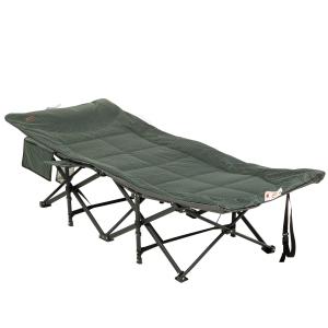 Outsunny Feldbett Campingliege klappbar mit Tasche und Bech…