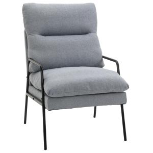 HOMCOM Polsterstuhl  Sessel für Wohnzimmer, Büro, Esszimmer…