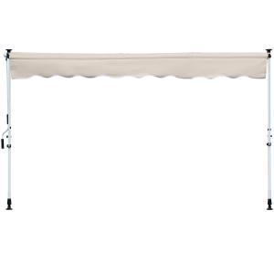 Outsunny Manueller ausziehbarer Markisenstore 4 x 1,2 m Son…