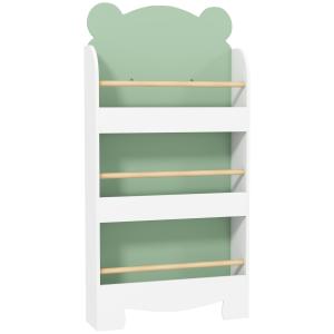 AIYAPLAY Bücherregal Kinder, 3-stufiges Kinderregal mit Bär…