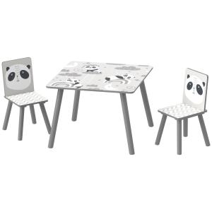 ZONEKIZ Set 3 Stück mit Tisch und 2 Stühlen für Kinder von…