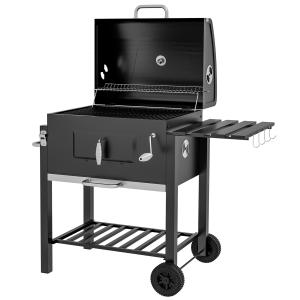 Outsunny Grillwagen Holzkohlegrill Grill BBQ Standgrill Hol…