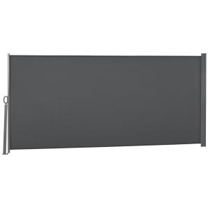 Outsunny Seitenmarkise Sichtschutzrollo ausziehbar 3 m x 1,…