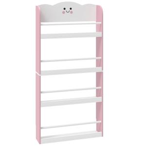 AIYAPLAY Bücherregal Kinder, Kinderregal mit 4 Etagen, Wand…