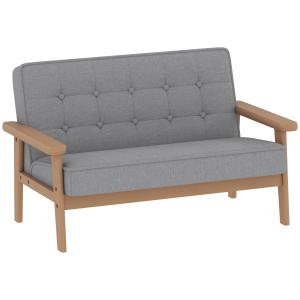 AIYAPLAY Kindersessel, Kindersofa mit Holzrahmen, Samtoptik…