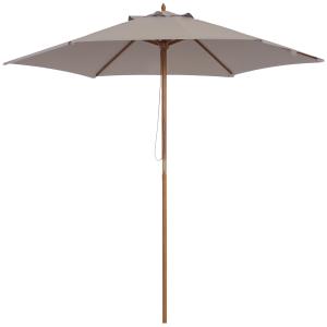 Outsunny Sonnenschirm, Gartenschirm, 3-stufig, Sonnenschutz…
