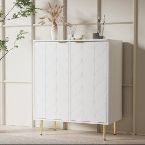 Sideboard mit 2 Türen, Kommode für Wohnzimmer, Bad- und Sch…