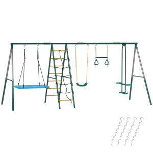 AIYAPLAY Schaukelgestell bis 350 kg 5-in-1 Kinderschaukel m…