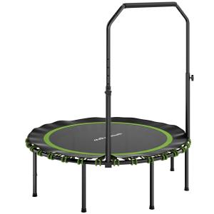SPORTNOW Fitness Trampolin klappbar Ø114 cm Mini Trampoline…