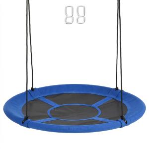 Outsunny Ø110cm Nestschaukel Outdoor, bis 150 kg, Kindersch…