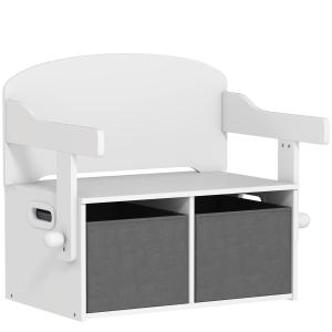 AIYAPLAY Kinder-Aufbewahrungsbank 3-in-1, Spieltisch mit St…
