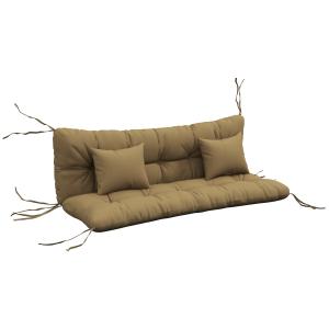 Outsunny 4er-Set Sitzkissen, 150x50 cm wasserabweisend Stuh…