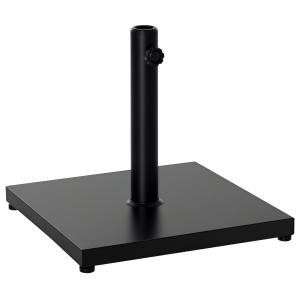 Outsunny Sonnenschirmständer Schirmhalter Metall Schwarz 45…