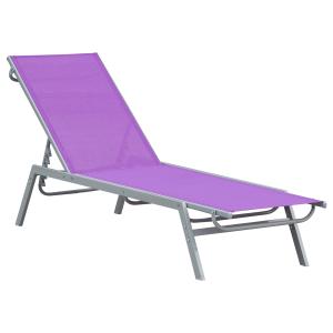 Outsunny Sonnenliege - Liegestuhl - Zeitgemäßes Design - Me…