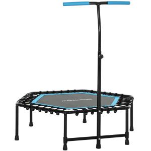 SPORTNOW Fitness-Trampolin 114 cm mit elastischen Seilen, v…