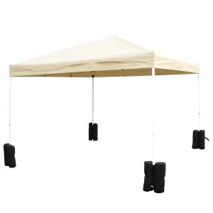 Outsunny Pavillon Standfuß 4er-Set für Faltpavillon und Par…