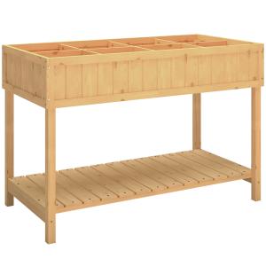 Outsunny Pflanztisch Hochbeet Pflanztisch Blumenkasten Anzu…