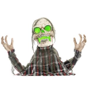 HOMCOM 70cm Halloween Dekoration Skelett Halbkörper Figur m…