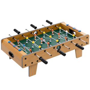 HOMCOM Mini Tischkicker Tischfußball inkl 2 Kickerbälle tra…