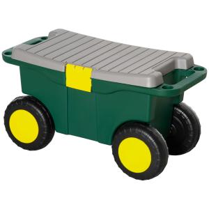 Outsunny Gartenhocker und Werkzeugkasten 2 in 1 - Aufbewahr…