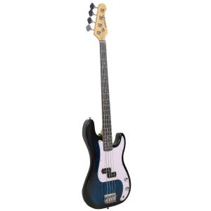 SPORTNOW E-Bass 4-Saiten mit 15W Verstärker, Tasche, Gurt u…
