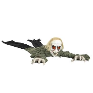 HOMCOM 167cm Halloween-Dekoration Zombie Untoter, Lebensech…