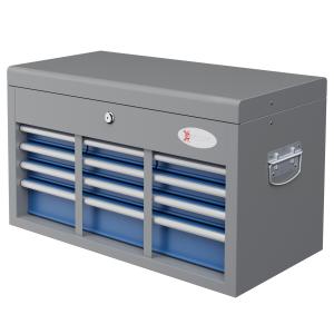DURHAND Metall-Werkzeugkasten mit 6 Schubladen und 1 oberem…